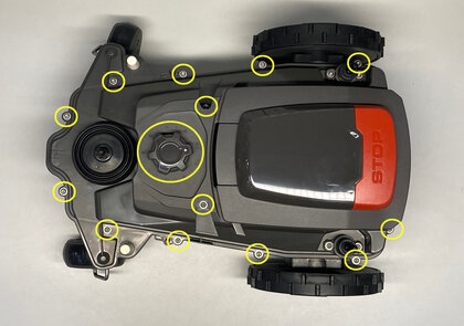 Byta drivmotor Automower