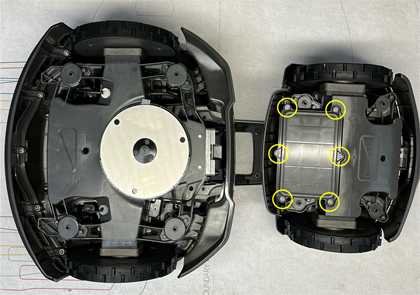 Byta batteri Automower 435X