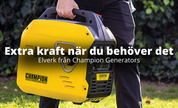 Elverk från Champion generators