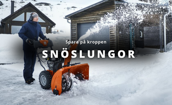 Snöslungor från Husqvarna