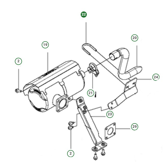 Clamp Assy Exhaust Only Steel