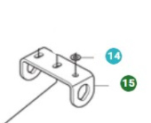 Fäste, Hållare Bakre Hjulaxel Fäste, Hållare Bakre Hjulaxel