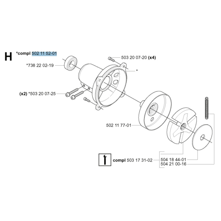 Kopplingskåpa  5021152-01