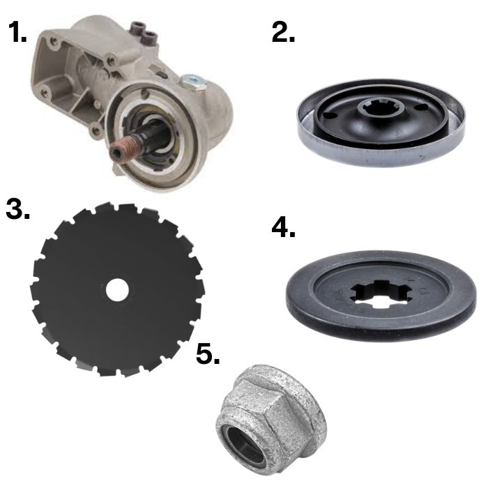 Låsmutter Röjsåg M12x1.75