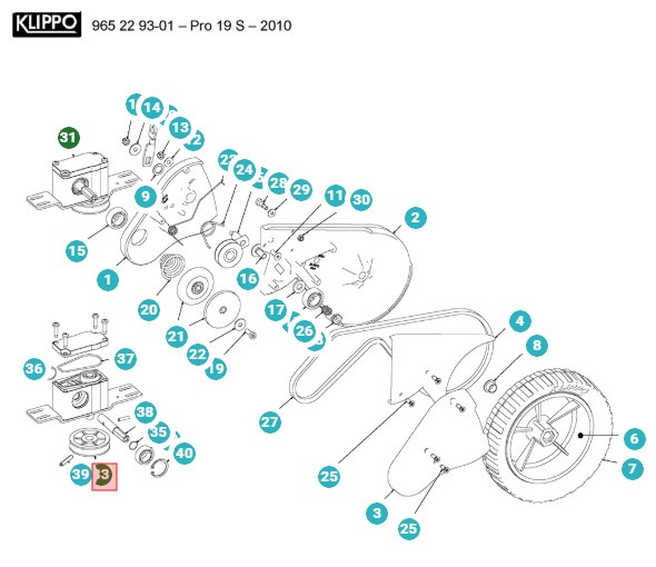 Remhjul För Snäckväxel Plast