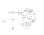 Hjul R111B, R111B5, R112C, R112C5, R112iC Hjul R111B, R111B5, R112C, R112C5, R112iC