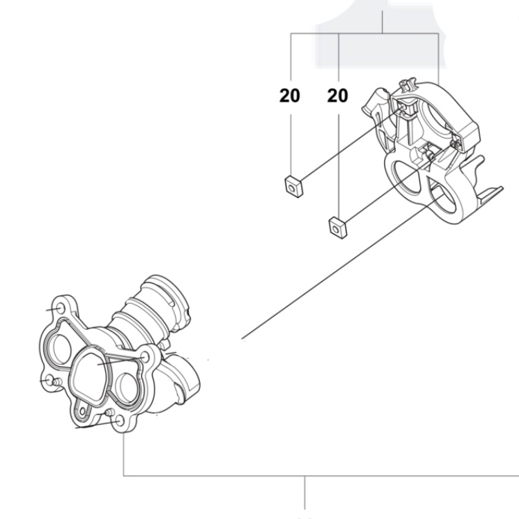 INLET PIPE ASSY RAVEN STANDARD