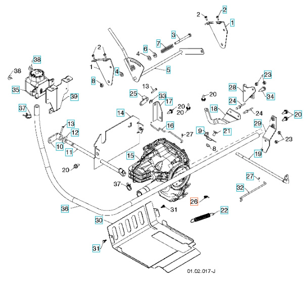 Spring, Traction Idler