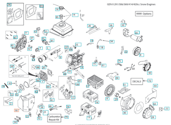 Heater Box Assembly-Snow