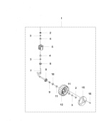Framhjulssats Automower 320, 430X, 450X Nera Framhjulssats Automower 320, 430X, 450X Nera