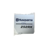 Dekal Startapparat Husqvarna 252RX Dekal Startapparat Husqvarna 252RX