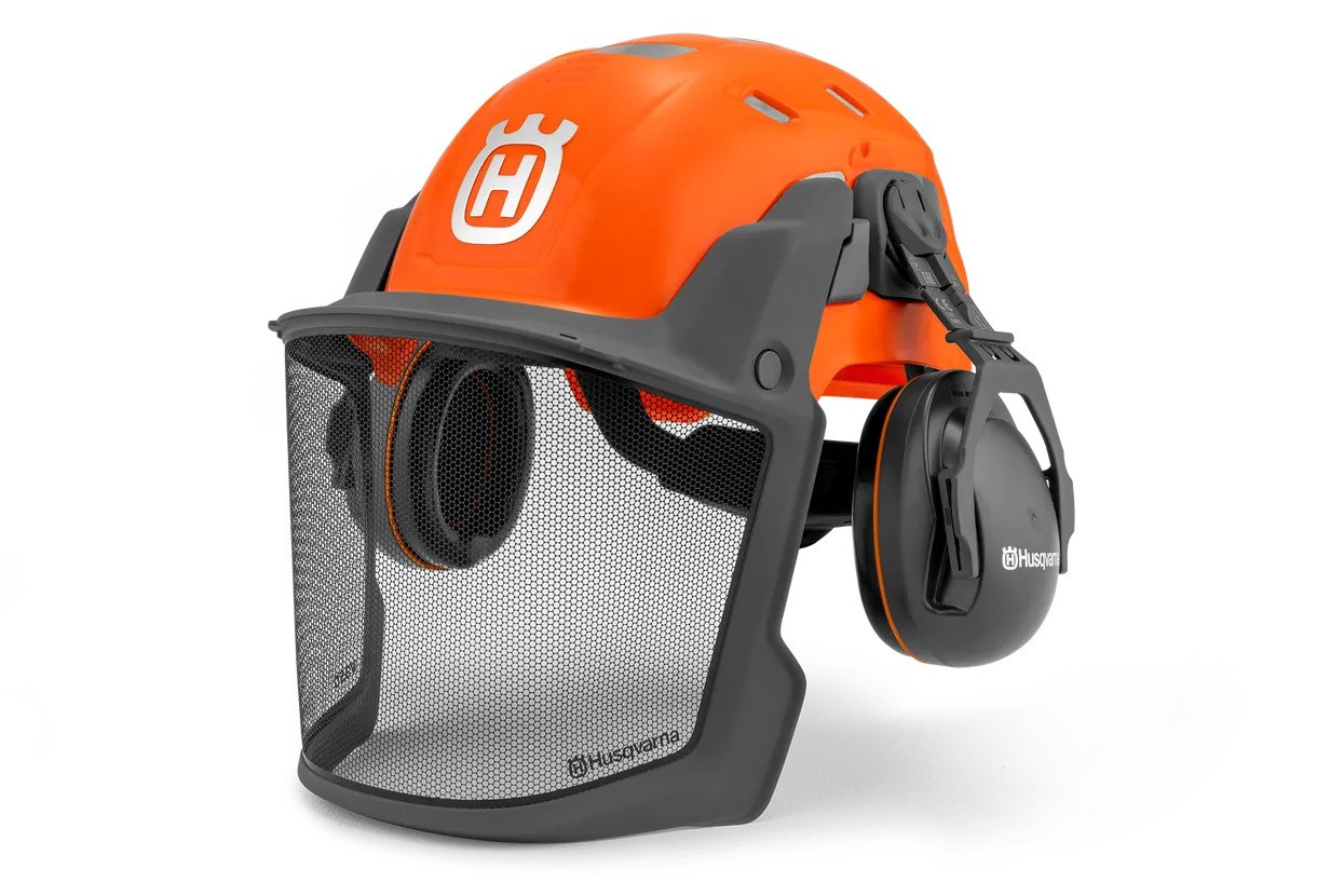 Husqvarna skogshjälm, Technical, orange fluorescerande