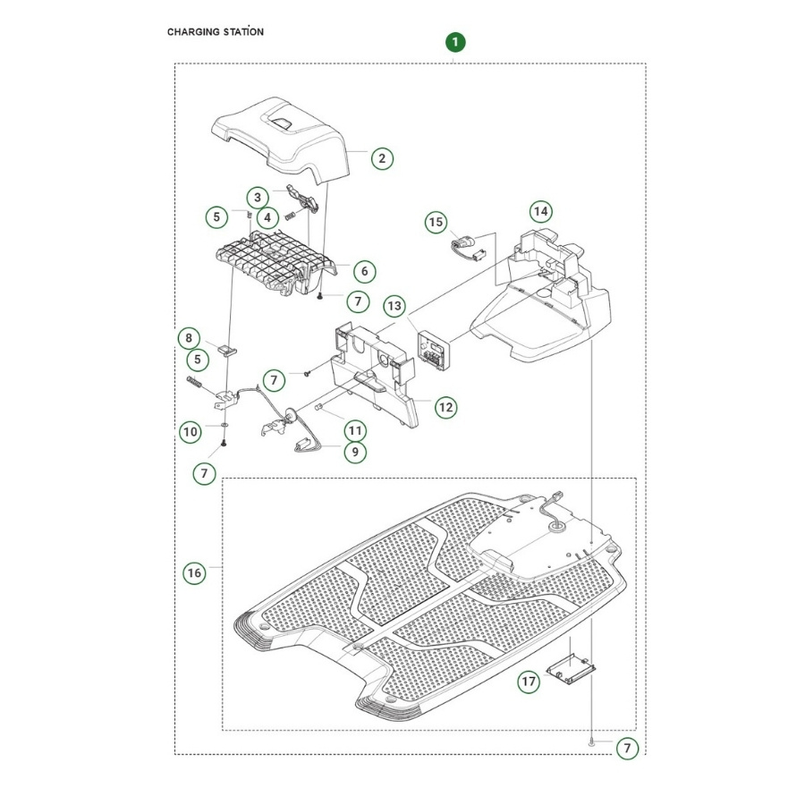 Laddstation Automower R6V, 308V, 312V
