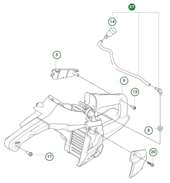 Breather Hose Assy 540Xp Mark