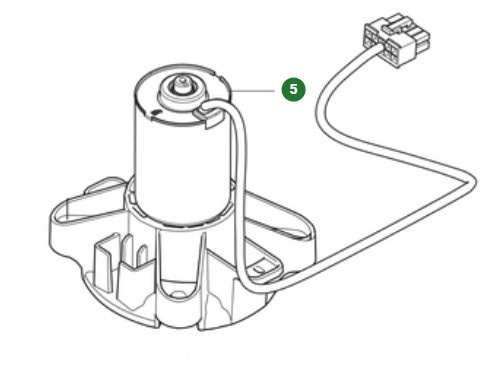 Klippmotor främre Gardena Sileno Max, Sileno Free