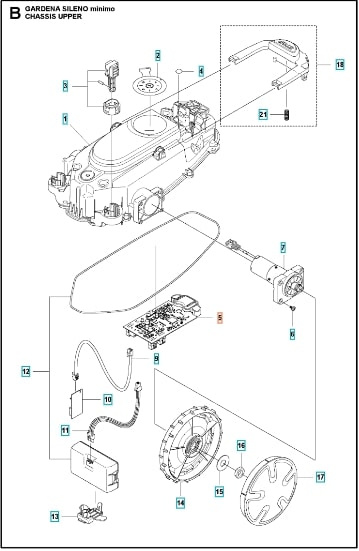 Huvudkretskort Gardena Minimo / Easilife