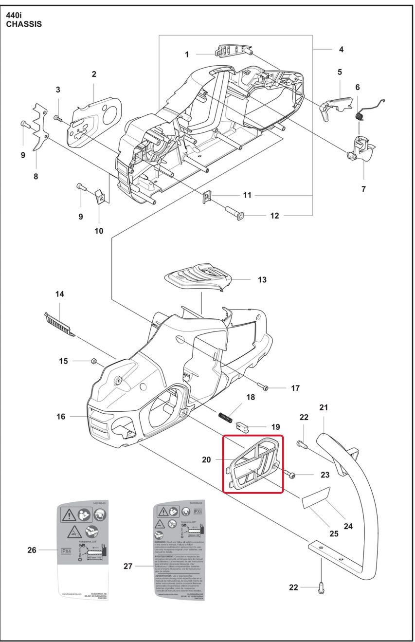 Luftintag air intake filter