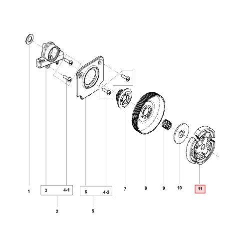 Koppling Husqvarna 120