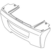 Bakre stötfångare Bakre stötfångare