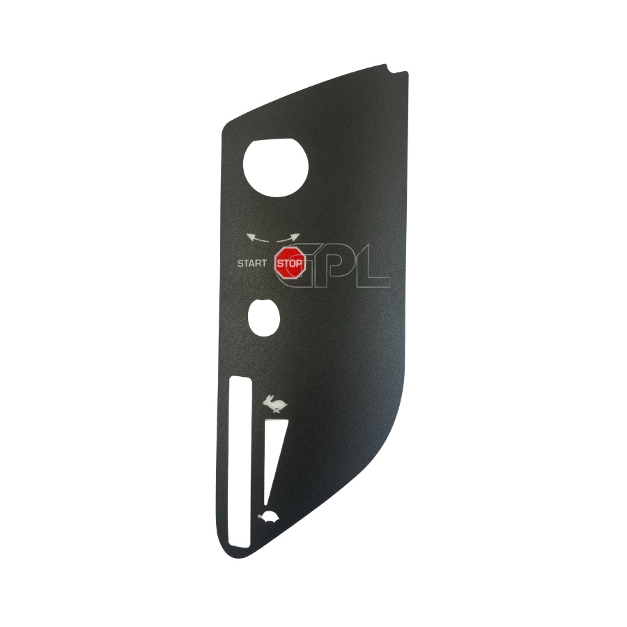 Dekal kontrollpanel HST no choke