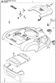 Kaross Kit Komplett Automower 230 ACX Kaross Kit Komplett Automower 230 ACX