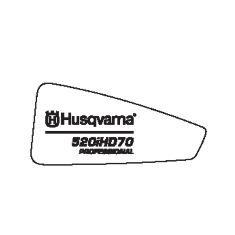 Decal Product Left 520Ihd70