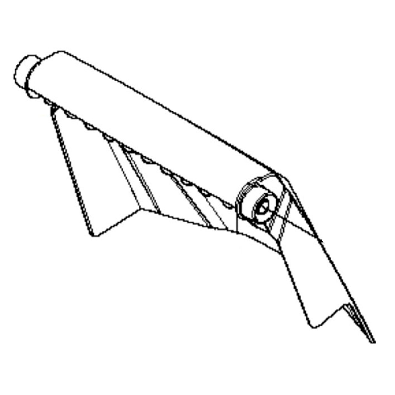 Door Rear, 21In Eff Black Ms-4