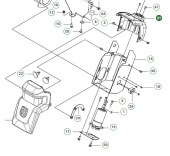 Styrcolumn, Bakre, P524 Styrcolumn, Bakre, P524