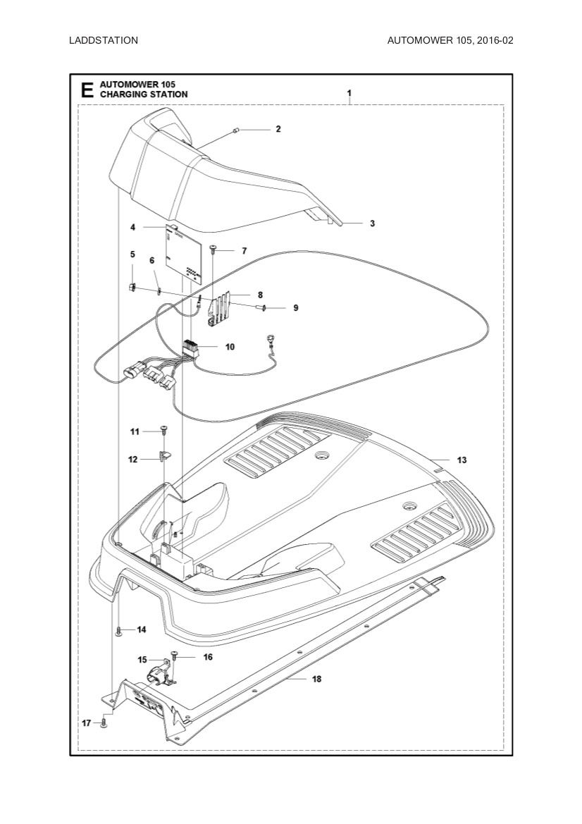 Guidestyrning laddstation
