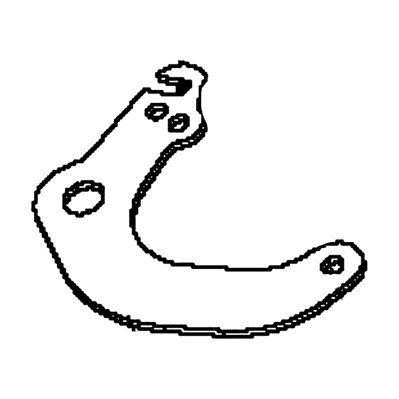 Bellcrank Drive Black Zinc Pla