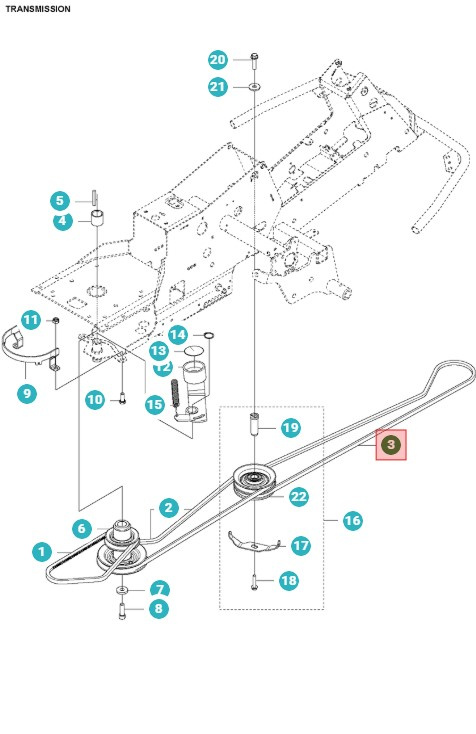 Drivrem Rider R214T, R213C, R216, R216T AWD