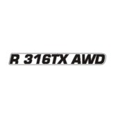 Decal engine hood r 316tx awd Decal engine hood r 316tx awd