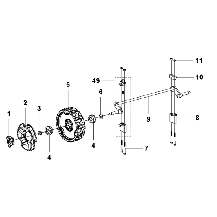 Support Kit Front Axle #210020