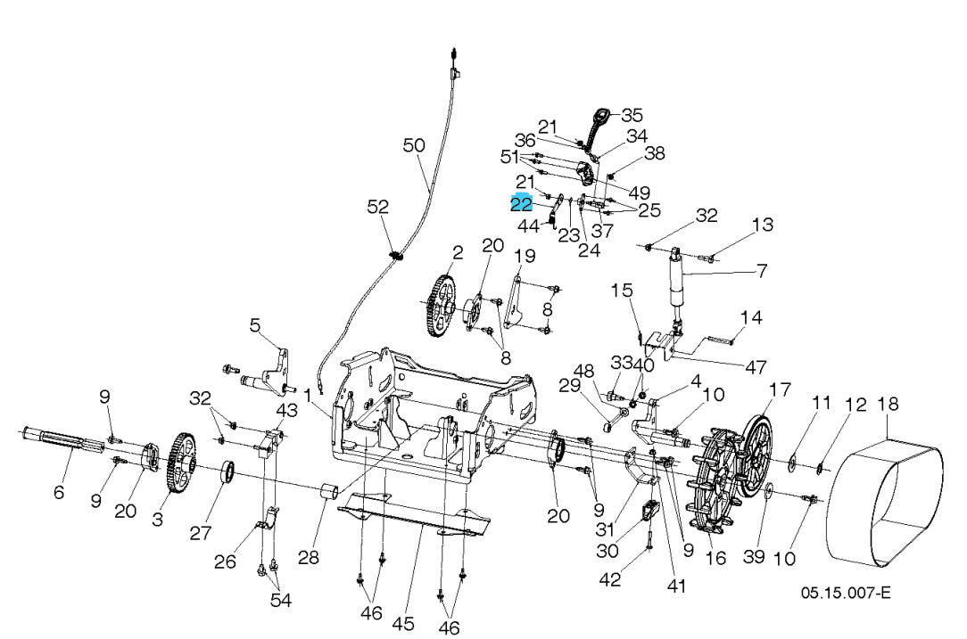 Lever Bucket Height Adjust Pai