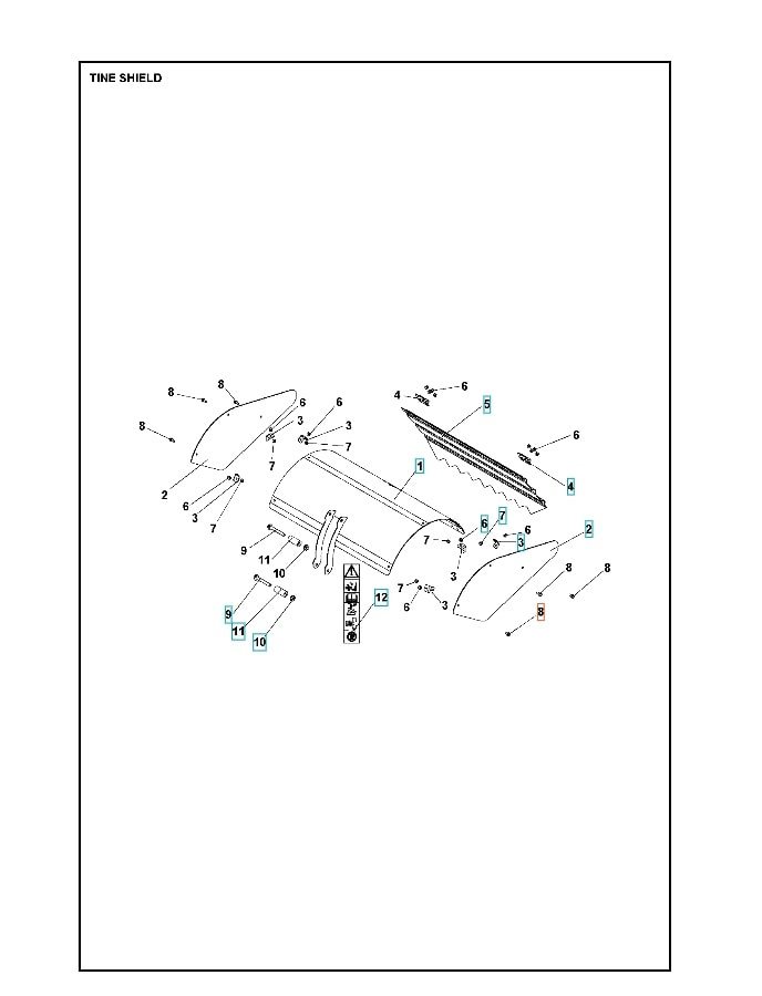 Screw H Notched Shoulder X 12