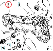 Engine Cover Carter Left Engine Cover Carter Left