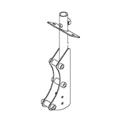 Spur Support Black Ral9005 Spur Support Black Ral9005