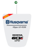 DECAL HUSQVARNA KLIPPO LB 453S DECAL HUSQVARNA KLIPPO LB 453S