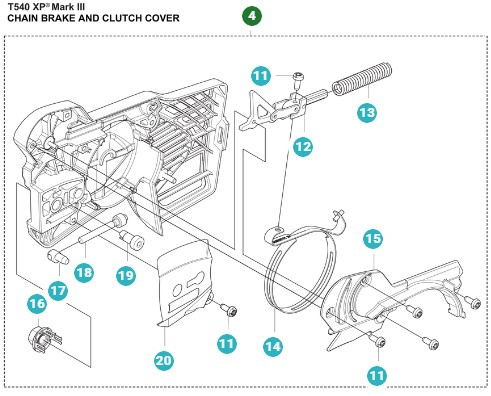 Kopplingskåpa 540XP Mark III, T540XP Mark III