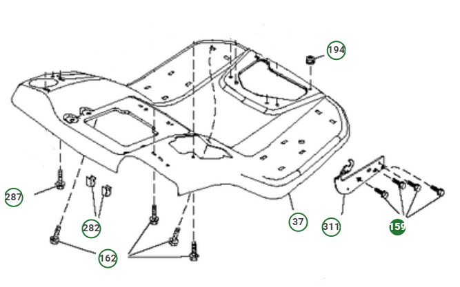 Vagnsbult 3/8-16X1 3/4