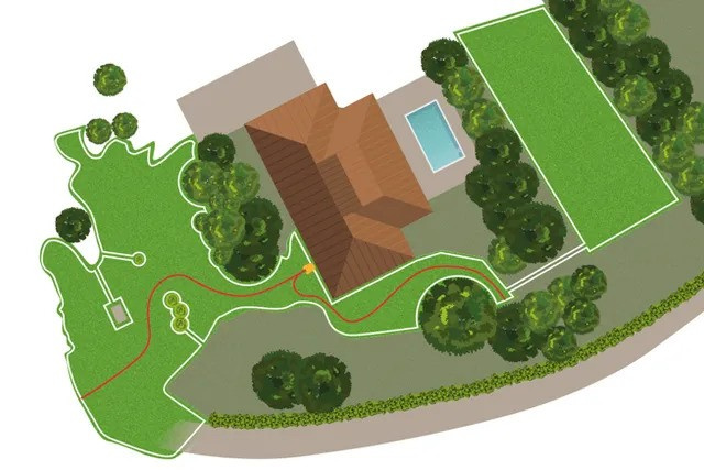 Husqvarna Automower® 305E Nera Robotgräsklippare