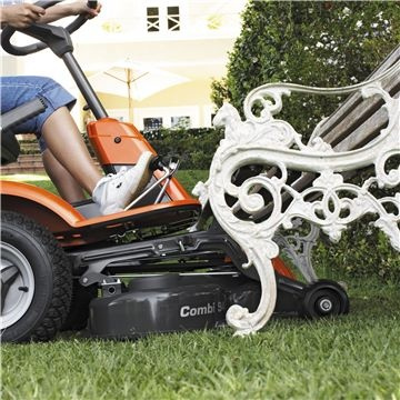 Husqvarna Rider 214TC med Combi 103 klippaggregat